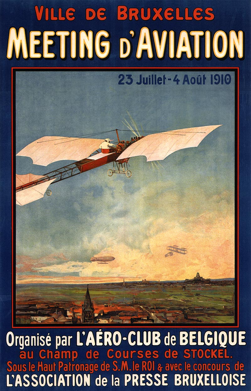 Плакат Meeting d'Aviation 1910